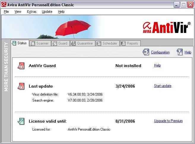 Avira AntiVir Personal 8.1.0.367 Rus